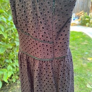 Classic eyelet black dress